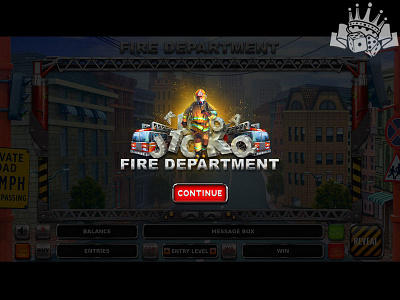 Boot Screen for the Firemen themed slot