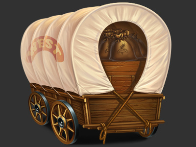 Road wagon bags casino gambling game art game design online sketch slot machine symbol wagon west wild