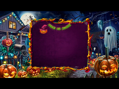 Trick or Treat!!! Halloween is coming gambling game art game design halloween halloween animation halloween game halloween slot halloween symbols halloween themed motion graphics slot animator slot game animation slot game art trick or treat