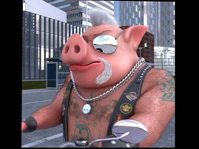 Animation of one of the main characters (Wild Hogs slot) 3d animation 3d art 3d designer 3d game design 3d slot 3d symbol 3d symbols animation animation animation art animation design art slot digital art gambling game art game design game designer motion design slot design