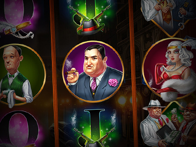 Slot machine - "Mafia hunt" backgrounds casino digital art game art game design graphic design mafia online slot machine symbols ui