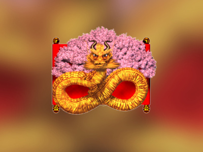 Golden dragon casino digital art dragon game art game design golden graphic design online sketches slot machine symbol
