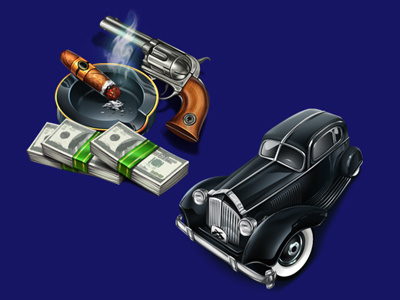 Slot machine - "Mafia hunt" art casino design design slot game game design game slot hunt mafia sketches slot design slot machines