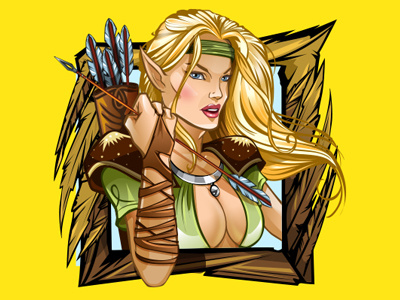 Slot machine - "Legendlore" 2d action adventure art bow casino design design slot fantasy game design game slot goblins gryphon magic online pixie sketches slot design slot machines vector