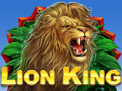 King's logo casino digital art gambling game art game design graphic design king lion logo online slot machines