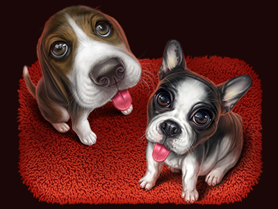 Pets casino digital art dogs gambling game art game design graphic design online red slot design slot machines symbol