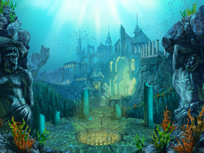 Atlantis background 2 by Slotopaint  Dribbble  Dribbble