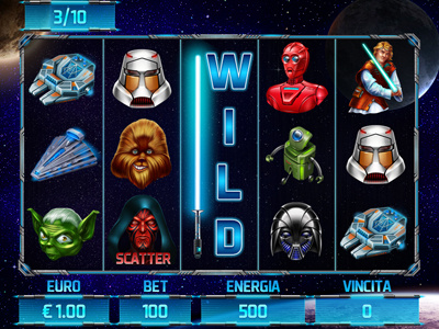 Slot machine - "Star wars" casino gambling game art game design graphic design online slot design slot machines star ui wars