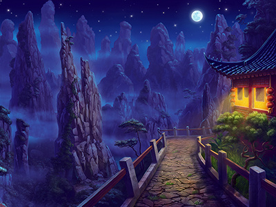 Night climb background casino climb digital art gambling game art game design graphic design mountains online slot design slot machine