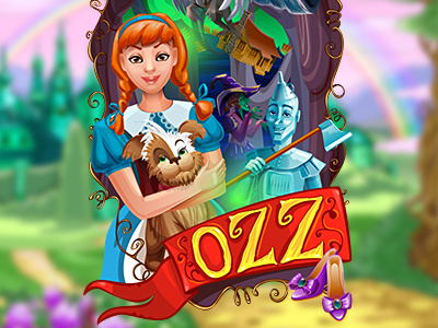 Slot machine - "Ozz" digital art gambling game art game design graphic design illustration online ozz slot design slot machines ui