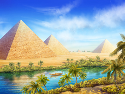 Egyptian background by Slotopaint on Dribbble