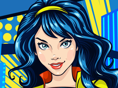 Flash girl character character design digital art flash game art game design girl graphic design slot design vector art