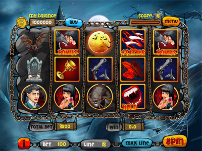 Slot machine for SALE – “Vampires vs Werewolves”