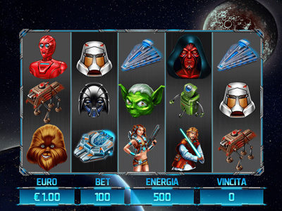 For SALE Slot machine - “Star Wars" chewbacca darth maul galactics jedi master yoda robots space star stars warrior wars
