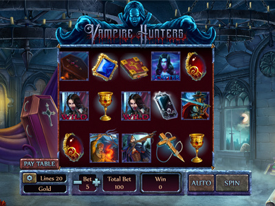 Slot machine for SALE – “Vampire Hunters”