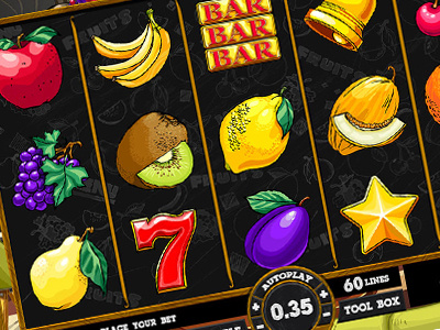 Slot machine for SALE – “TropicAnna” apple bars bells casino cherries cherry classic crown kiwi lemon melon orange pear plum seven sevens star watermelon