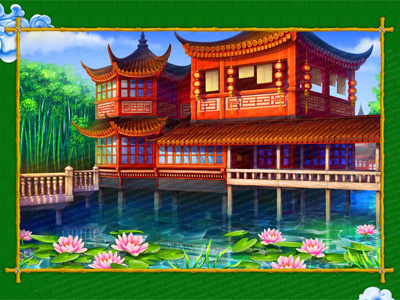 Slot Game Background background casino chinese fortune game art game design graphic design oriental slot machine