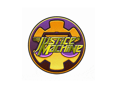 Animated Logo of the Casino Game - "Justice Machine" character digital art gamble gambling game art game design illustration justice justice machine logo logotype slot characters slot design slot machine slot symbol symbols