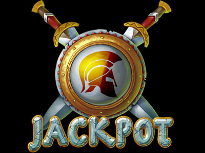 Jackpot Slot Symbol casino casinos digital art gambling game art game design graphic design online shield shields slot design slot machine slot machines sword symbol symbols