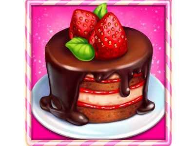 Chocolate Cake art cake casino chocolate chocolate cake digital art gambling game art game design graphic design slot art slot design slot machine slot machines sweet symbol symbols