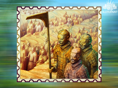 The Terracotta Army - slot symbol china chinese chinese warriors emperor gambling game art game design graphic design mausoleum oriental slot design slot machine slot machines symbol symbols terracotta army