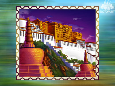 The symbol of Tibet - Potala Palace is on the pic china chinese chinese symbol gambling gambling design game art game design graphic design oriental palace potala potala palace slot machine slot machines symbol symbols