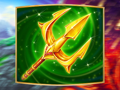 Devil's Trident - Online slot symbol casino design casino game art character demon devil gambling game art game design graphic design slot art slot design slot games slot machine slot machines symbol symbols trident