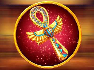 An Ankh - Egyptian slot symbol