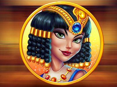 The Queen of Egypt casino symbols egypt egyptian egyptian symbol egyptian symbolizm gambling symbols game art game design queen rgyptian queen symbol slot