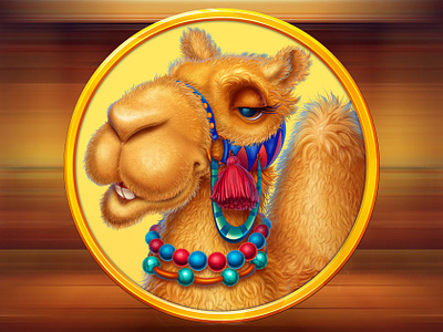A Camel as casino slot symbol