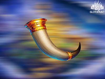 Viking drinking horn as a slot symbol drinking horn gambling game art game design graphic design horn horn slot symbol horn symbol horns slot design slot machine design slot machine symbols slot machines slot symbol slot symbols symbol design viking horn