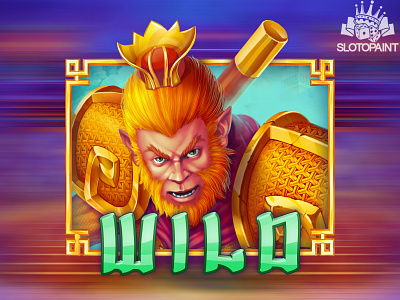 Sun Wukong, also known as the Monkey King casino games design slot gambling art gambling slot gambling symbol game art game design king slot symbol monkey king slot design slot game design slot macine design slot symbol symbol design symbol designer symbol developer symbol development wukong