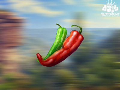 A Chilli - "burning" slot symbol 🌶🌶🌶⁠