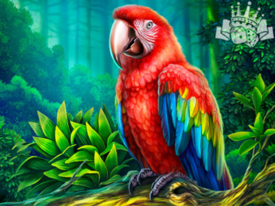 A scarlet Macaw - slot symbol 🦜🦜🦜 ara graphics slot macaw macaw slot macaw symbol macaw themed slot developers slot game slot graphics slot symbol slot symbols symbol developers symbol development