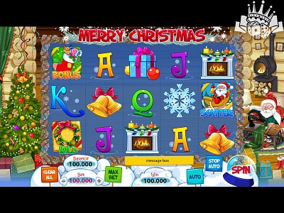 "Merry Christmas' slot machine