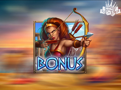 Spartan Archer slot symbol archer symbol arhcer design slots gambling game art game design graphic design slot art slot design slot game slot game art slot machine art slot symbol design sparta slot game spartan spartan woman spartan women spartans symbol art symbol design