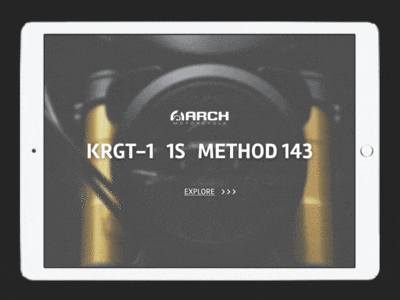 Arch Motorcycle animation figma gif ui web design