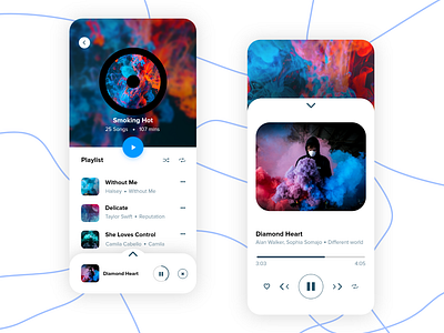 Music player UI