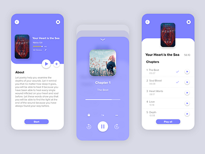 Audio book concept UI