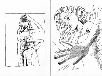 Studio Pura - Glamour Magazine animation animation 2d art direction branding design draw drawing editorial editorial art fashion fashion brand fashion illustration graphic graphicdesign hand drawn illustration lineart magazine illustration pen and ink pencil