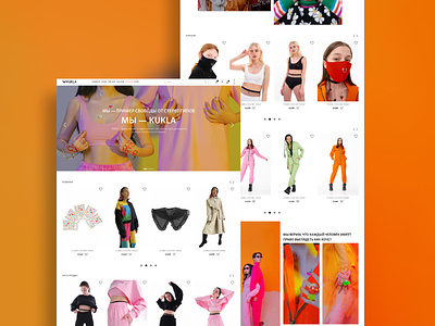 KUKLA main page design branding concept design ui ux web web design