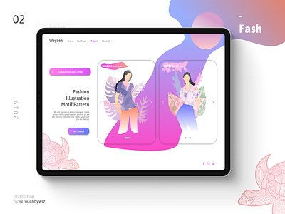 Fashion Illustrator 2dart adobe illustrator adobexd affinitydesigner art artist concepts design flatdesign gradient gradient color illustration ilustrator pattern ui ui ux uidesign uxdesign vector