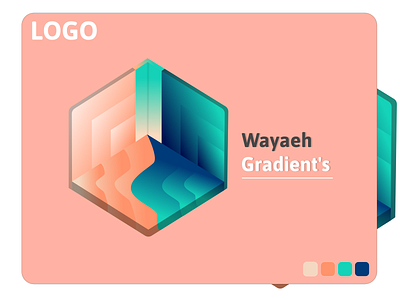 Isometric Wayaeh Logo 2019 2dart adobe illustrator affinitydesigner art artist concepts design gradient color illustration ilustrator logo logo design vector