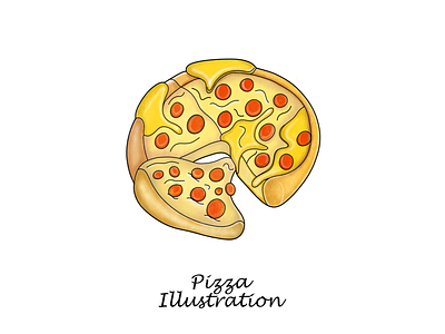 Pizza Spray Paint 2dart adobe illustrator affinitydesigner art artist design fastfood food foodanddrink gradient color illustration ilustrator itali paint painting pizza pizza box spraypaint tasty vector