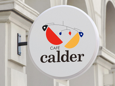 Café Calder logo - personal branding project branding icon logo