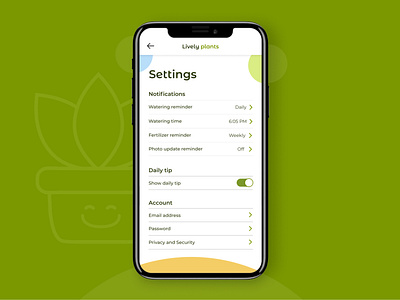 Daily UI :: 007 - Settings