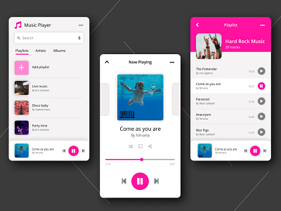 Daily UI :: 009 - Music Player