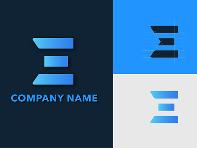 Logo Design Concept branding e letter e letter logo e monogram logo logo design logo design branding logo design concept software software branding tech logo