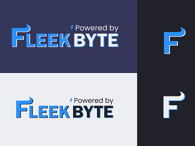 Fleekbyte Logo branding branding and identity branding concept f letter logo f logo design flat flat logo design logo logo design logotype