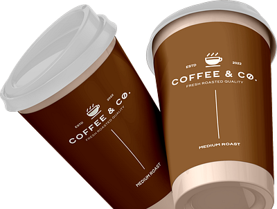 COFFEE & CO branding design icon identity illustration logo minimal mockup packaging typography vector